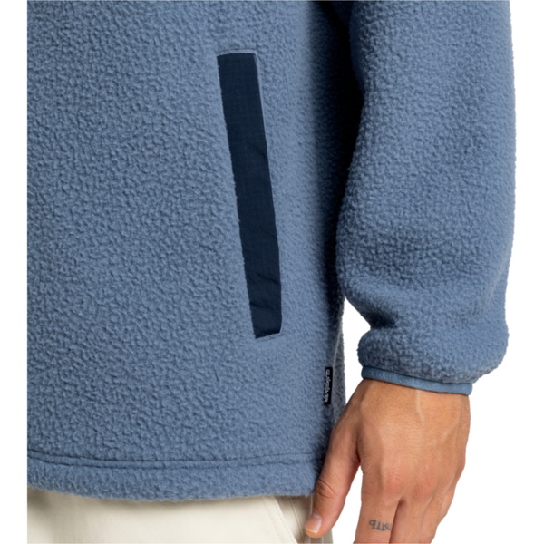 2025 Quiksilver Herre Clean Coast Full Zip Fleece EQYPF03066 - China Blue